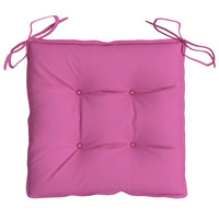 Cuscini per Sedia 6 pz Rosa 50x50x7 cm in Tessuto Oxford 361560