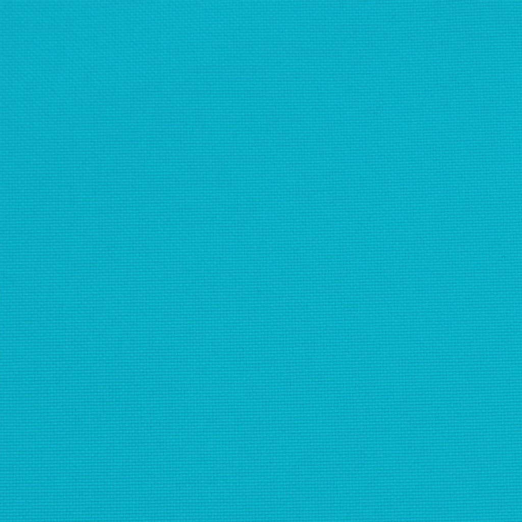 Cuscini per Sedia 4 pz Turchese 50x50x7 cm Tessuto Oxford 361562