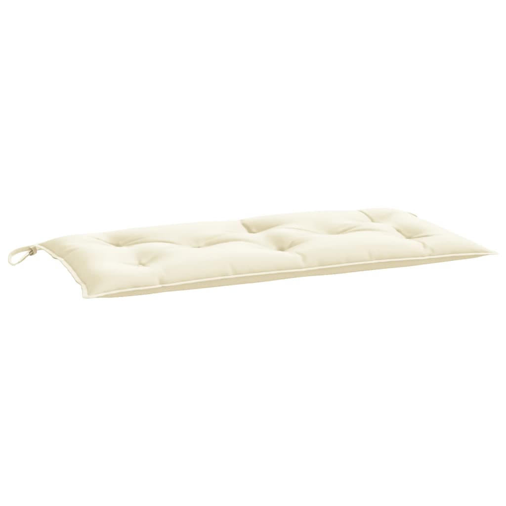 Cuscino per Panca da Giardino Crema 100x50x7 cm Tessuto Oxford 361566