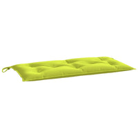 Cuscino per Panca Verde Brillante 100x50x7 cm in Tessuto Oxfordcod mxl 116279