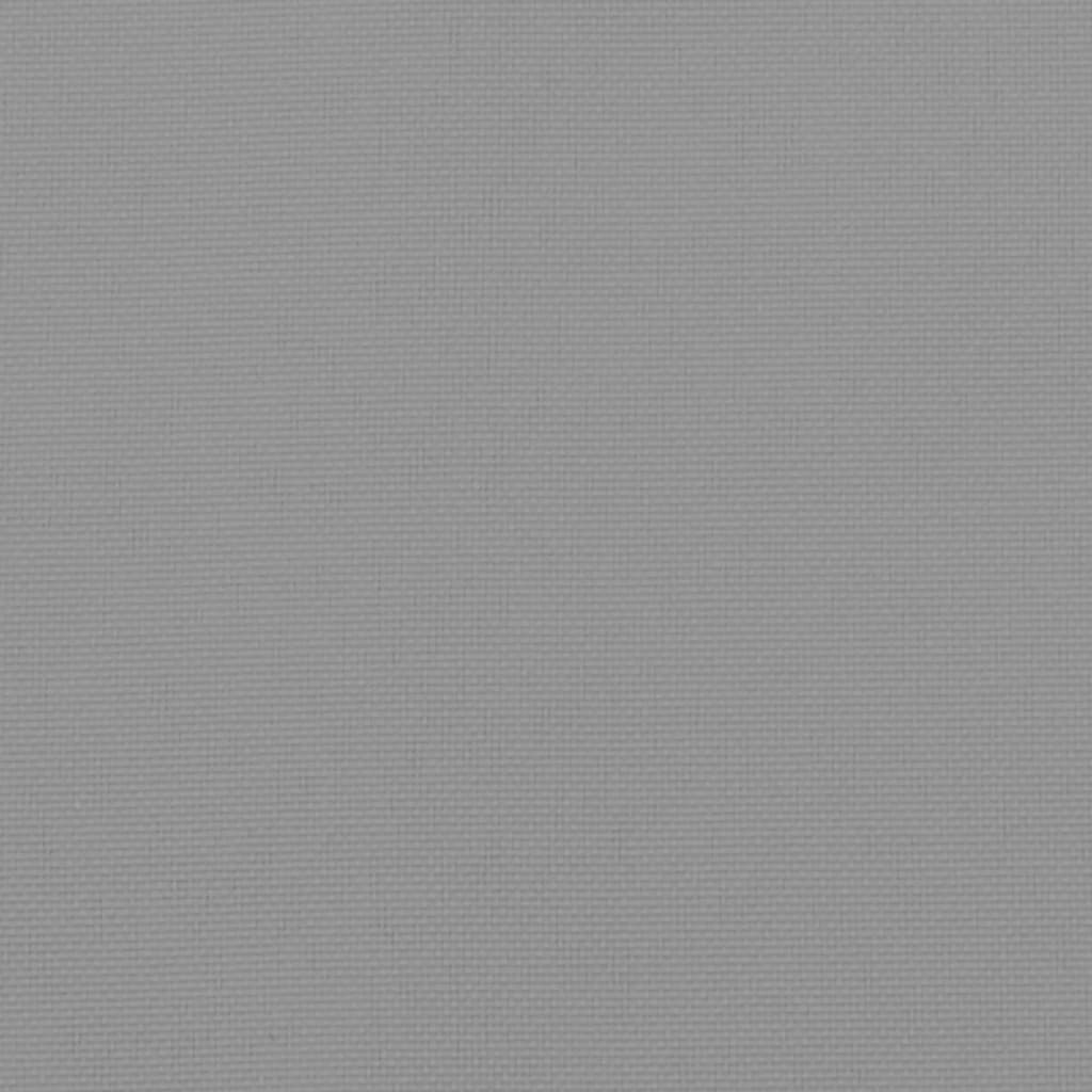 Cuscino per Panca Grigio 120x50x7 cm in Tessuto Oxford 361584