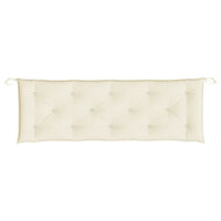 Cuscino per Panca Crema 150x50x7 cm in Tessuto Oxford 361604