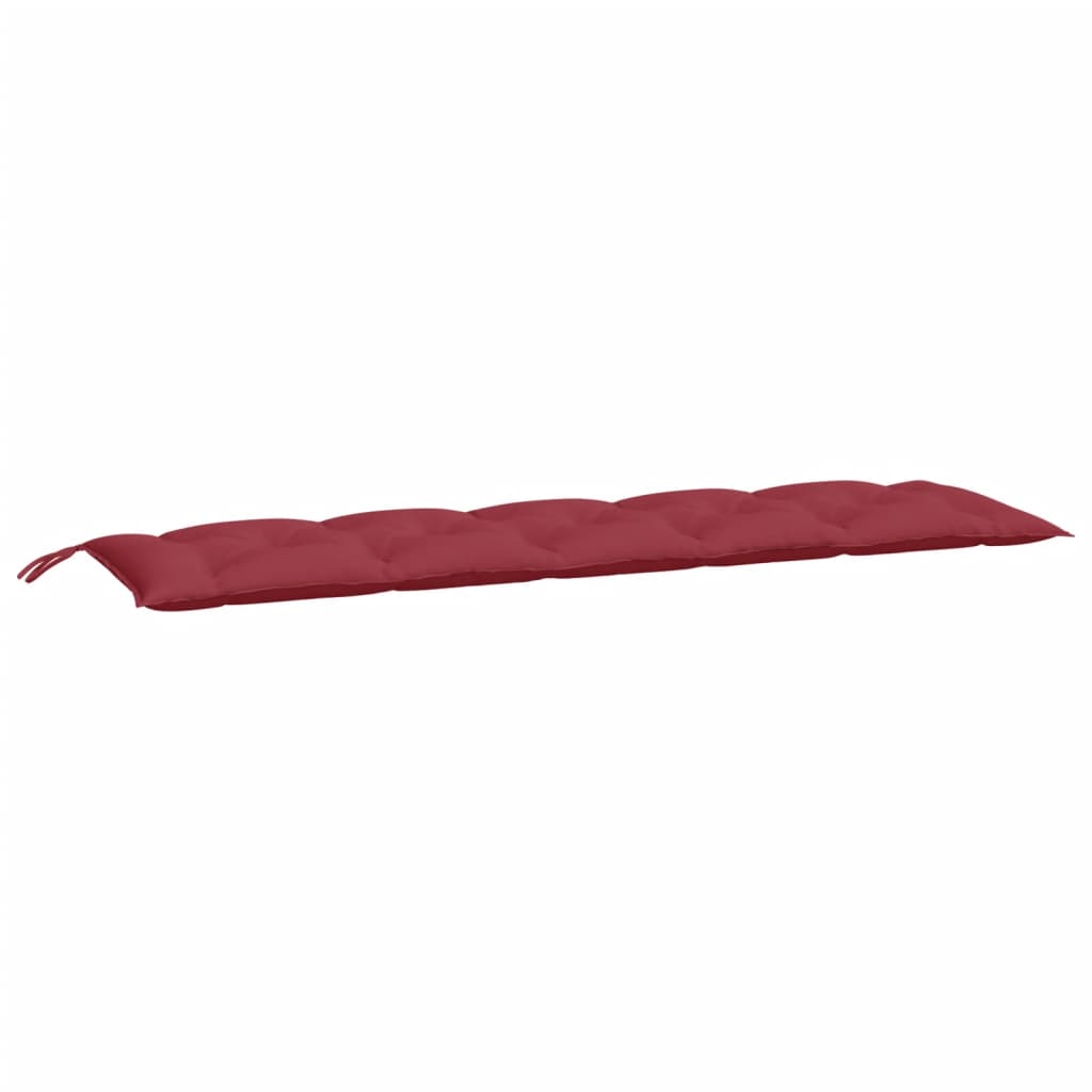 Cuscino per Panca Rosso Vino 180x50x7 cm in Tessuto Oxford 361630