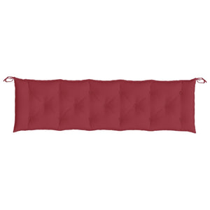 Cuscino per Panca Rosso Vino 180x50x7 cm in Tessuto Oxford 361630