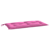 Cuscini per Panca da Giardino 2 pz Rosa 100x50x7 cm in Tessuto 361676