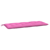 Cuscini per Panca da Giardino 2 pz Rosa 120x50x7 cm in Tessuto 361695
