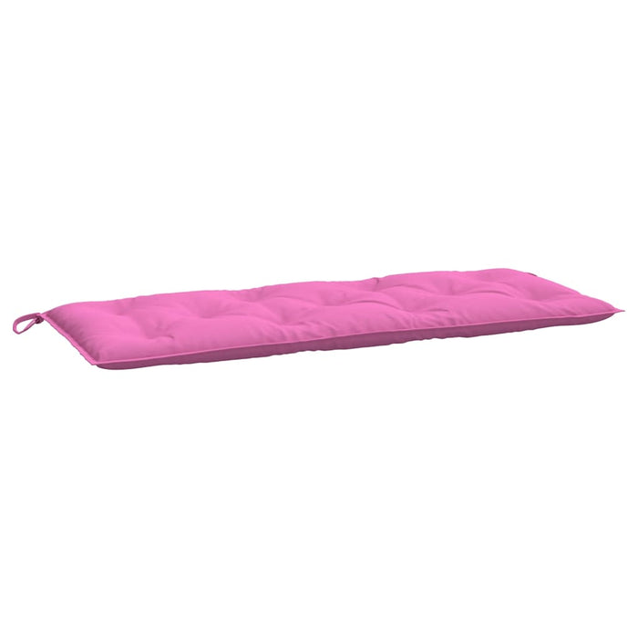Cuscini per Panca da Giardino 2 pz Rosa 120x50x7 cm in Tessuto 361695
