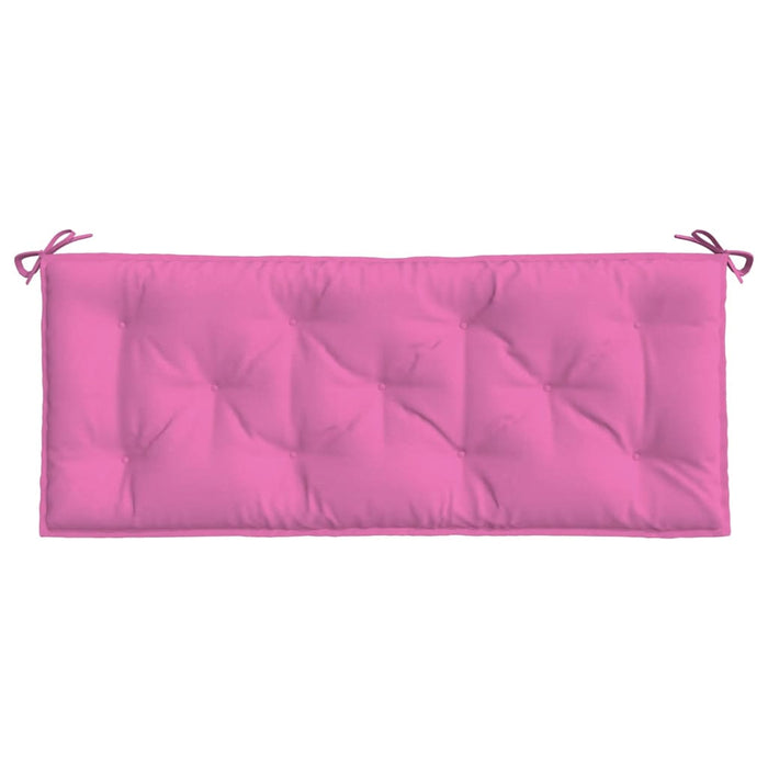 Cuscini per Panca da Giardino 2 pz Rosa 120x50x7 cm in Tessuto 361695