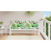 Cuscini Panca da Giardino 2pz Multicolore 200x50x7cm in Tessuto 361749