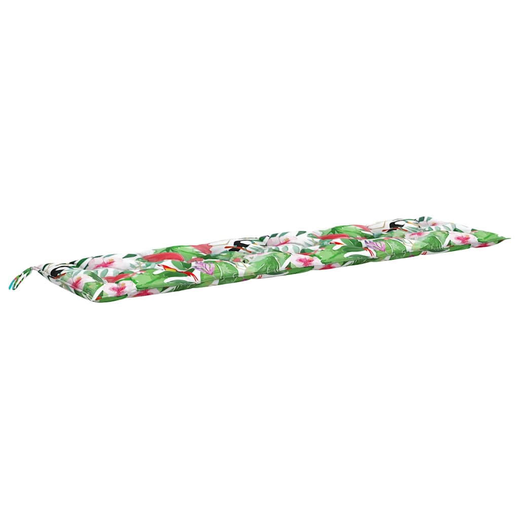 Cuscini Panca da Giardino 2pz Multicolore 200x50x7cm in Tessuto 361749