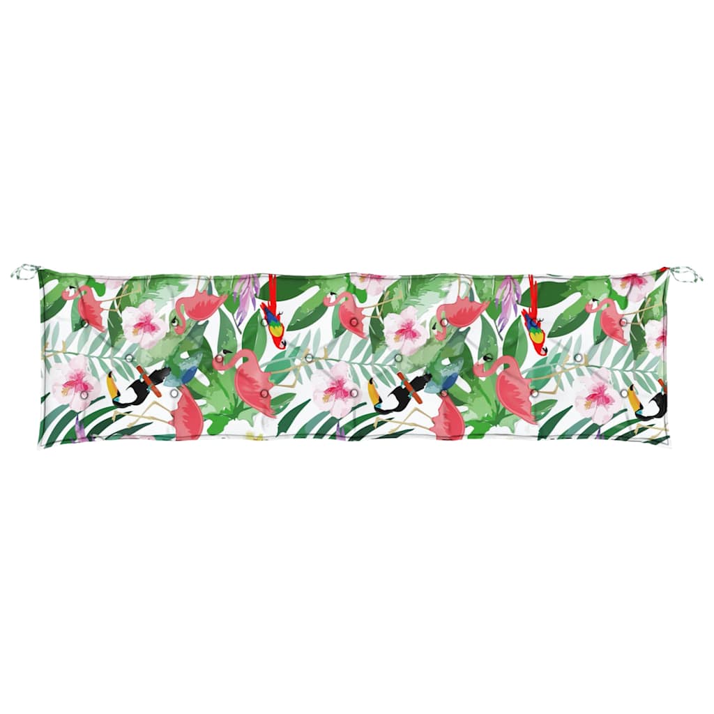 Cuscini Panca da Giardino 2pz Multicolore 200x50x7cm in Tessuto 361749