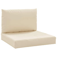 Cuscini per Pallet 2 pz Beige in Tessuto Oxfordcod mxl 116509