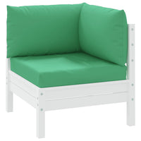 Cuscini per Pallet 3 pz Verdi in Tessuto Oxford 361778