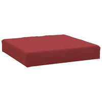 Cuscini per Pallet 3 pz Rosso Vino in Tessuto Oxford 361782