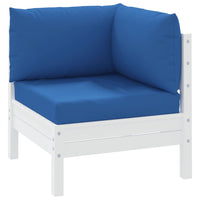 Cuscini per Pallet 3 pz Blu in Tessuto Oxford 361783