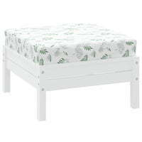 Cuscino Pallet Motivo a Foglie 60x60x8 cm in Tessuto Oxford 361807