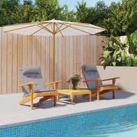 Cuscini per Sedia Adirondack 2 pz Grigio in Tessuto Oxfordcod mxl 70292