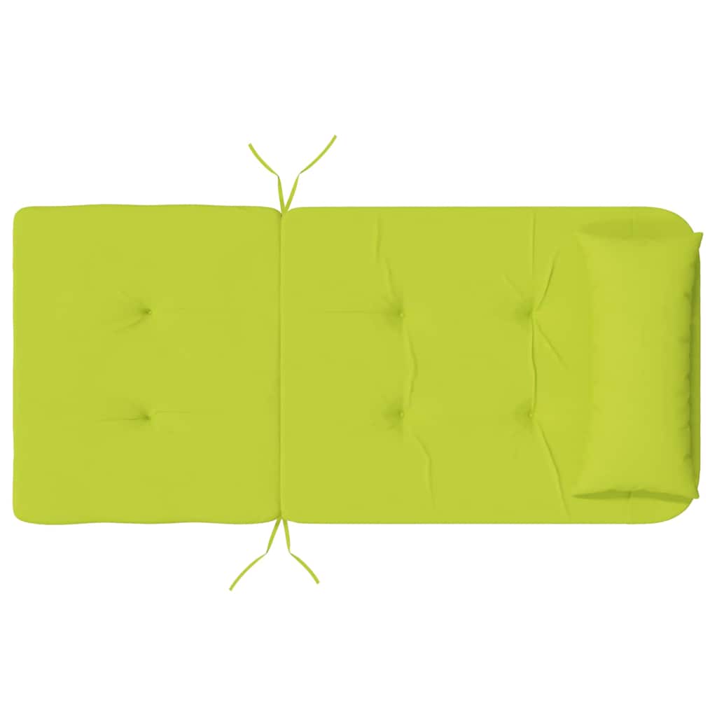Cuscino per Sedia 2 pcs Verde acceso 58 x 77 x 4.5 cm 361841