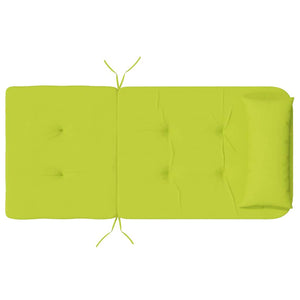 Cuscino per Sedia 2 pcs Verde acceso 58 x 77 x 4.5 cm 361841