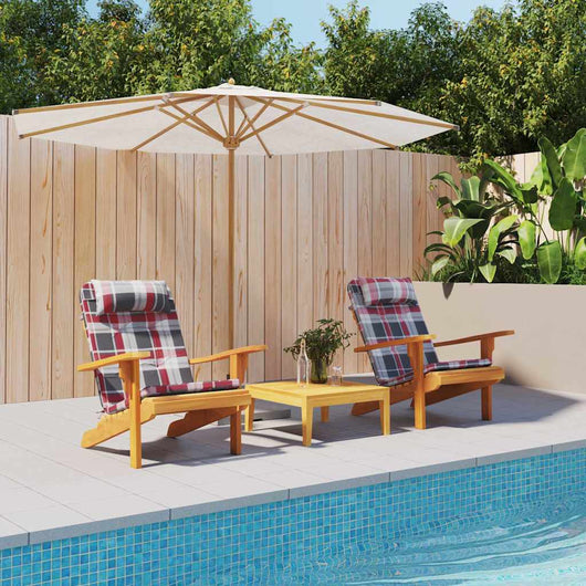 Cuscini rossi per sedia  Motivo a quadri rossi Cotone misto Standard 361843