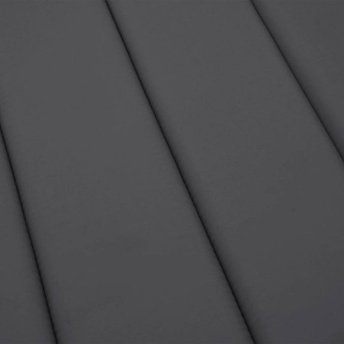 Cuscino per Lettino Antracite 180x60x3 cm in Tessuto Oxford 361852