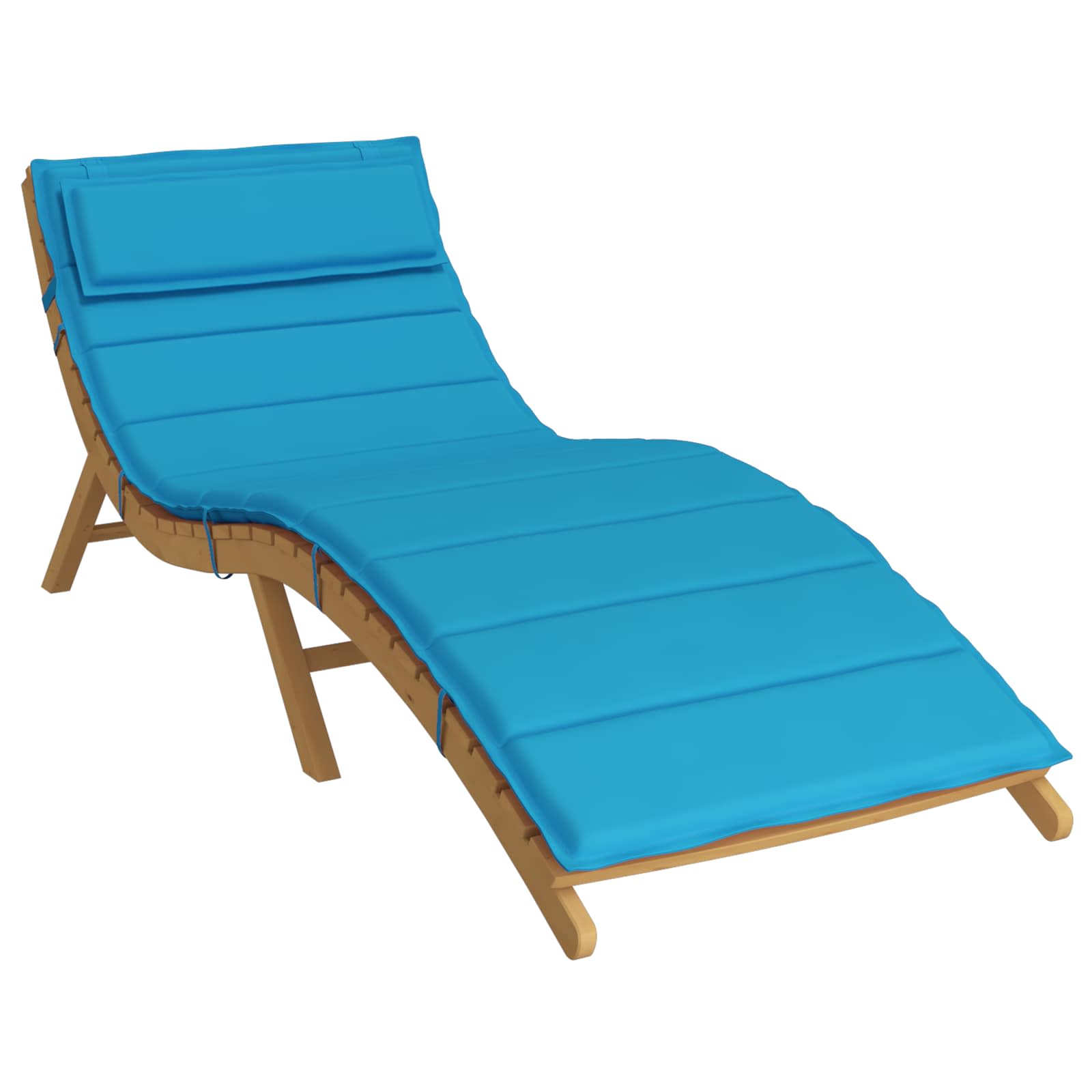 Cuscino per Lounger Sole Azzurro 178 x 60 x 4 cm Tessuto Oxford 361856