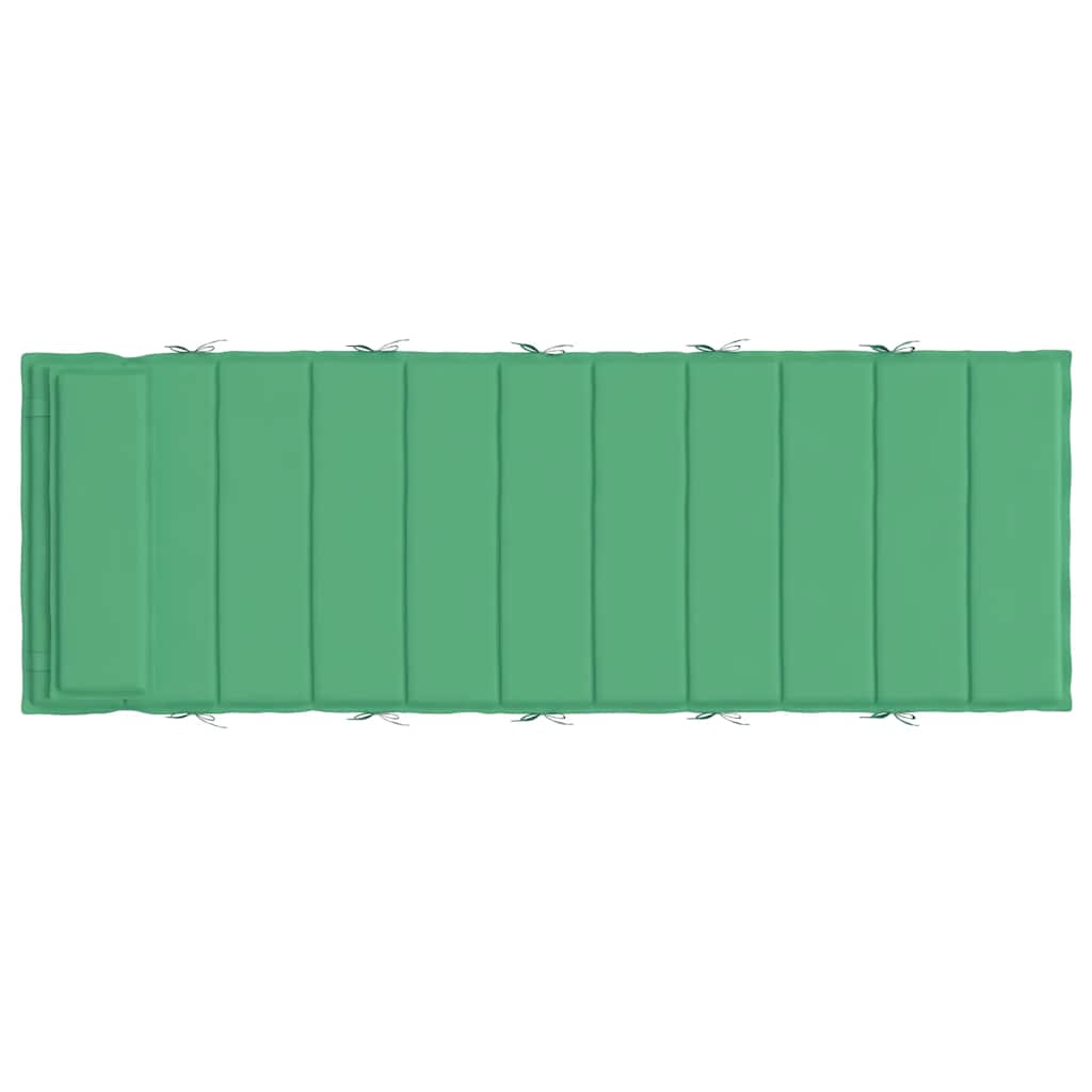 Cuscino per Lettino Verde 180x60x3 cm in Tessuto Oxford 361857