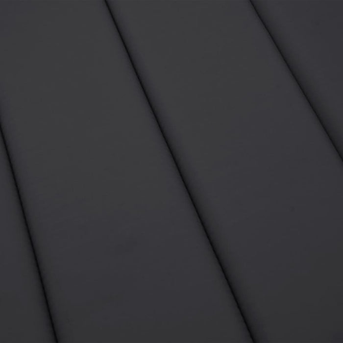 Cuscino per Lettino Nero 180x60x4 cm in Tessuto Oxford 361859