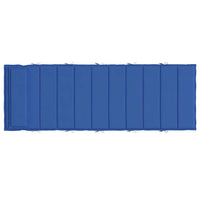 Cuscino per Lettino Blu Reale 180x60x3 cm in Tessuto Oxford 361862