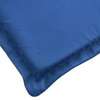 Cuscino per Lettino Blu Reale 180x60x3 cm in Tessuto Oxford 361862