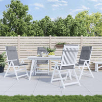 Cuscini per Sedia Schienale Alto 6 pz Grigio Tessuto Oxfordcod mxl 94303