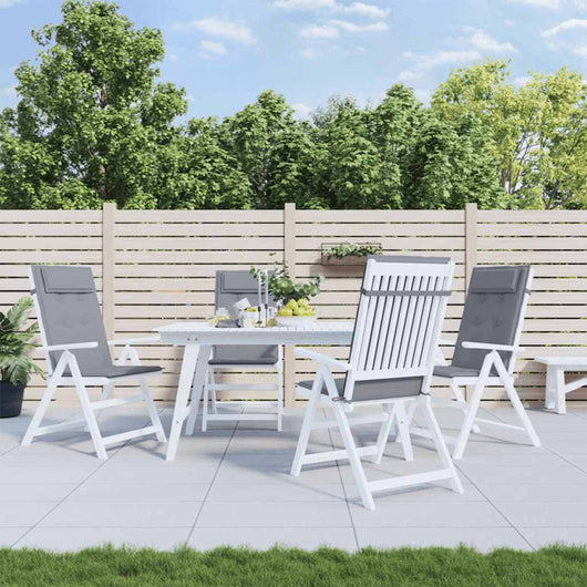 Cuscini per Sedia Schienale Alto 6 pz Grigio Tessuto Oxfordcod mxl 94303