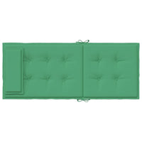 Cuscini per Sedia con Schienale Alto 6 pz Verde Tessuto Oxford 361891
