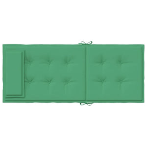 Cuscini per Sedia con Schienale Alto 6 pz Verde Tessuto Oxford 361891