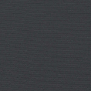 Cuscini per Sedia con Schienale Alto 2pz Nero in Tessuto Oxford