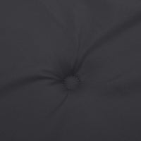 Cuscini per Sedia con Schienale Alto 6pz Nero in Tessuto Oxford 361897