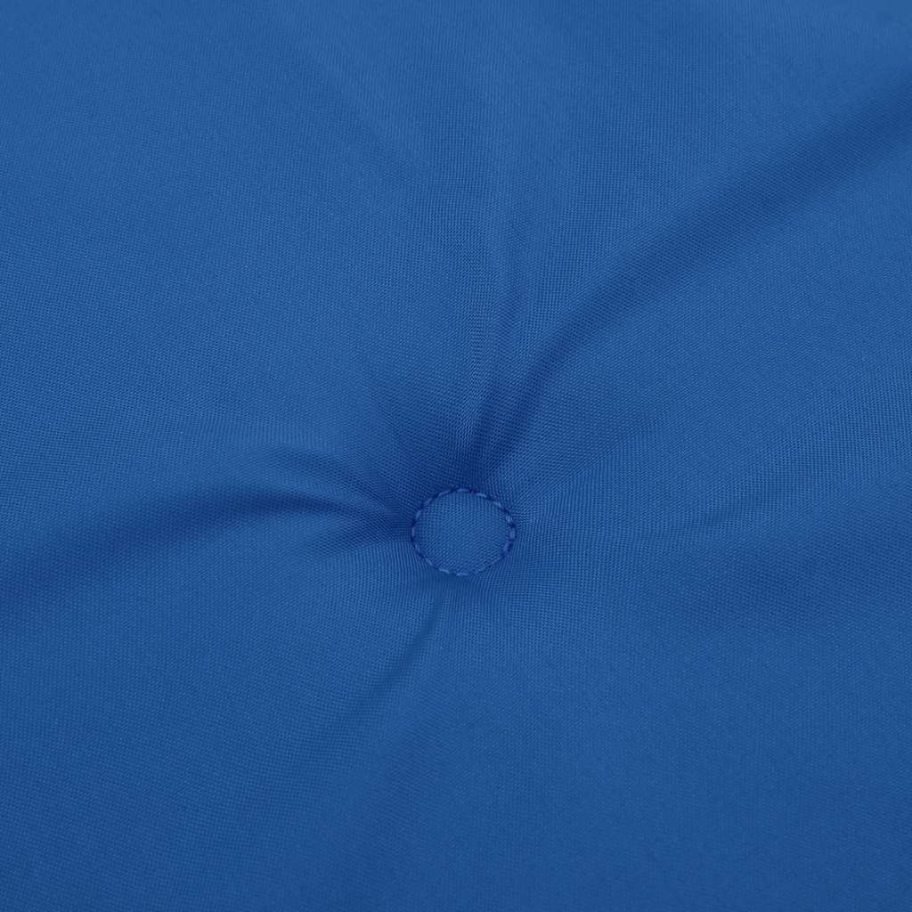 Cuscini Sedia con Schienale Alto 2 pz Blu Reale Tessuto Oxford 361904