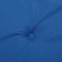 Cuscini Sedia con Schienale Alto 2 pz Blu Reale Tessuto Oxford 361904