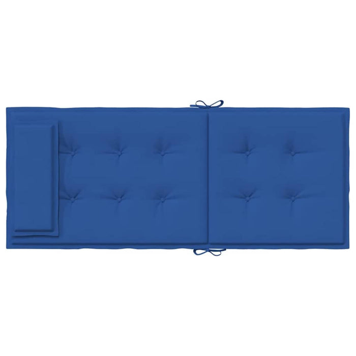 Cuscini Sedia con Schienale Alto 6 pz Blu Reale Tessuto Oxford 361906