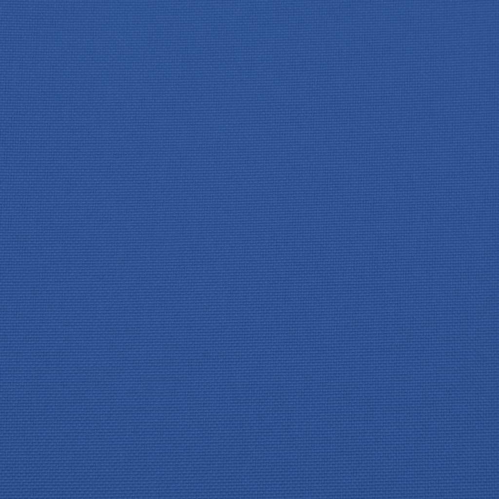 Cuscini Sedia con Schienale Alto 6 pz Blu Reale Tessuto Oxford