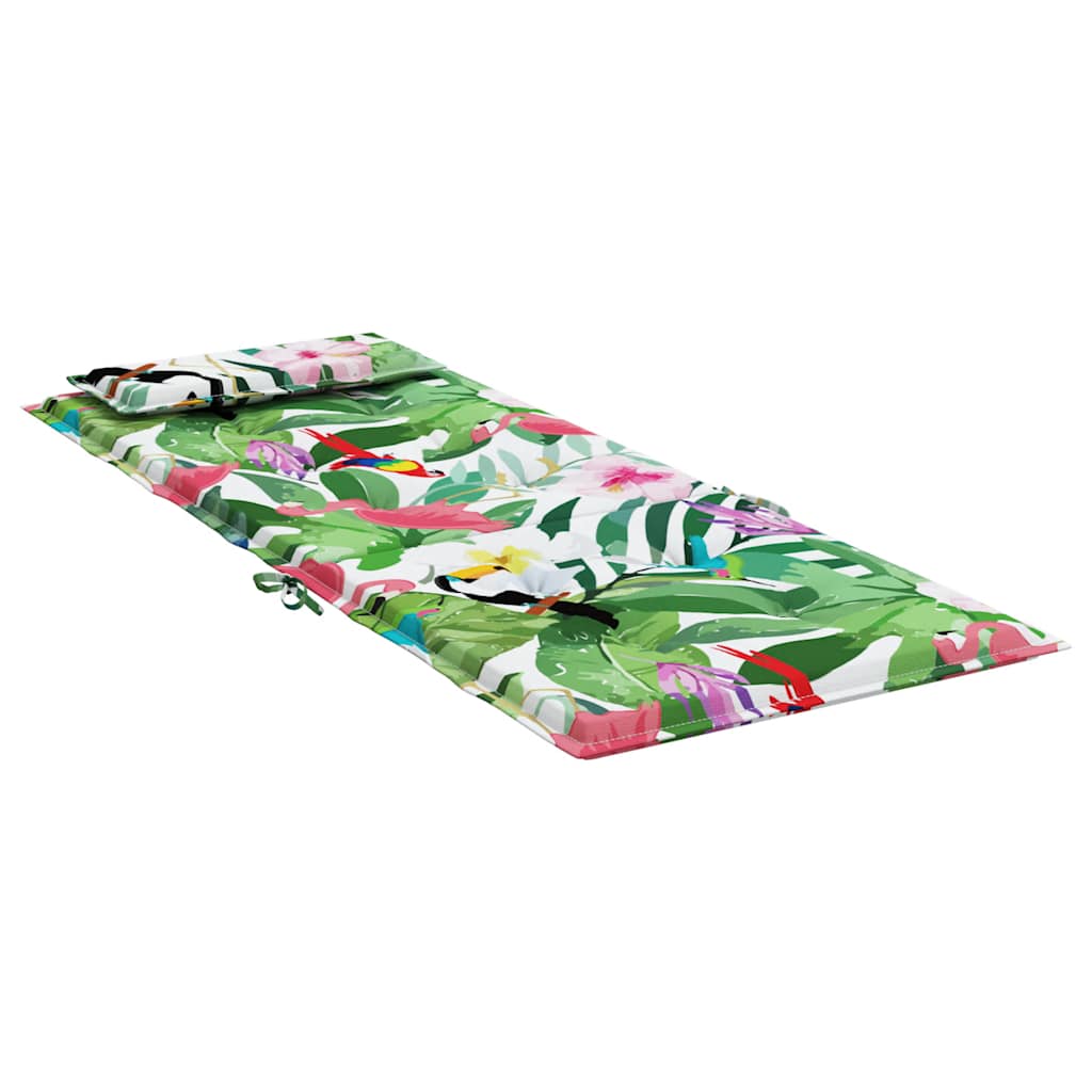 Cuscini per Sedia Schienale Alto 2pz Multicolore Tessuto Oxford 361925