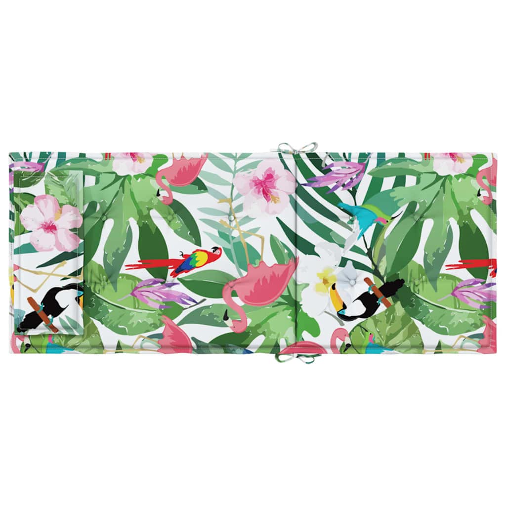 Cuscini per Sedia Schienale Alto 2pz Multicolore Tessuto Oxford 361925