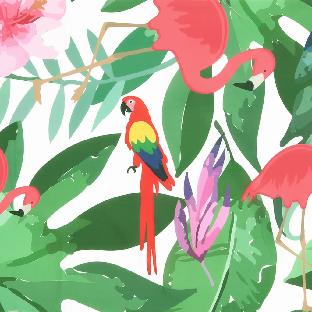 Cuscini per Sedia Schienale Alto 4pz Multicolore Tessuto Oxford 361926