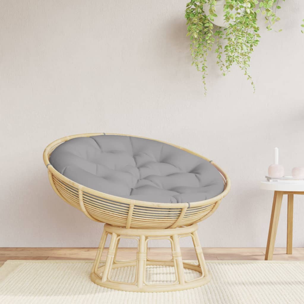 Cuscino Rotondo Grigio Ø 100x11 cm in Tessuto Oxford 361963