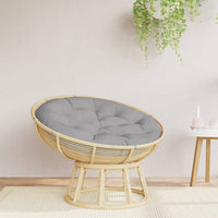 Cuscino Rotondo Grigio Ø 100x11 cm in Tessuto Oxford 361963