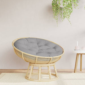 Cuscino Rotondo Grigio Ø 100x11 cm in Tessuto Oxford 361963