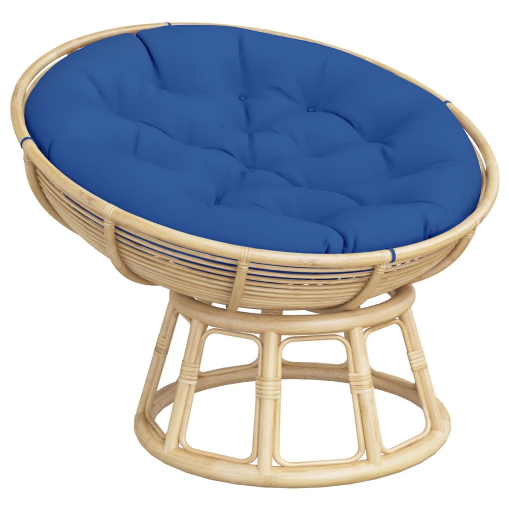 Cuscino Rotondo Blu Reale Ã˜ 100x11 cm in Tessuto Oxfordcod mxl 119596