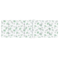 Cuscini per Sedia a Sdraio 2 pz Motivo Foglie in Tessuto Oxford 362002