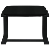 Poltrona Relax con Poggiapiedi Nera in Tessuto 3154419