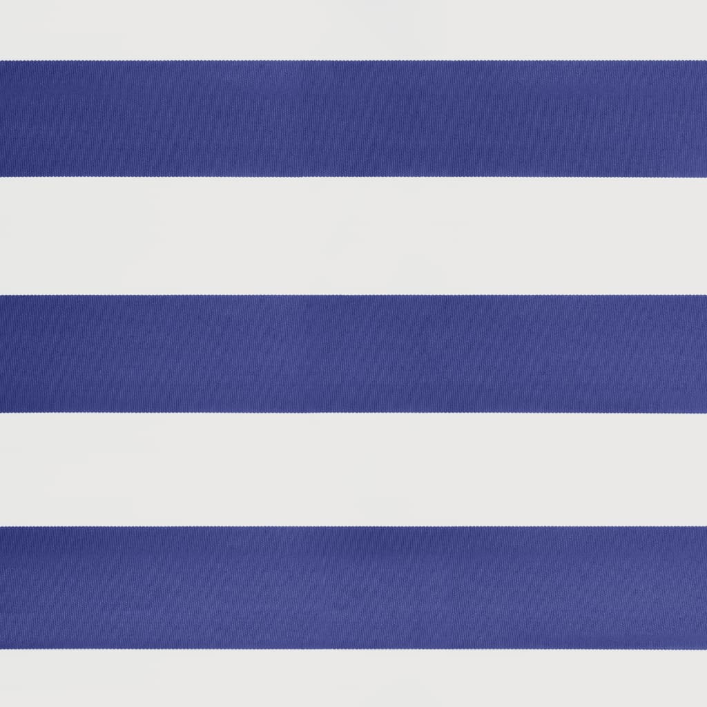 Tenda da Sole Retrattile Blu e Bianca 5x3 m Tessuto e Alluminio 3154425